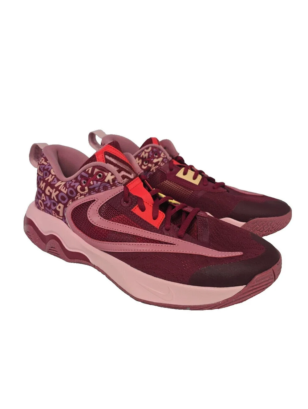 Nike Men's 7533-600 DZ Giannis Immortality 3 Basketball Shoe Red Pink Size 9M